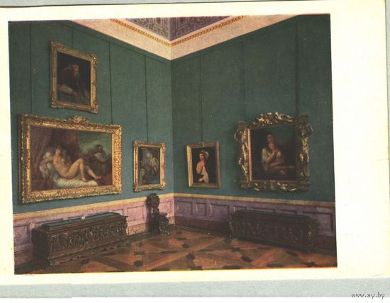 Ленинград Зал Тициана в Эрмитаже 1964 СССР