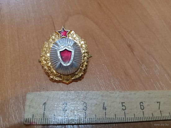 С РУБЛЯ! Кокарда Прокуратуры СССР.