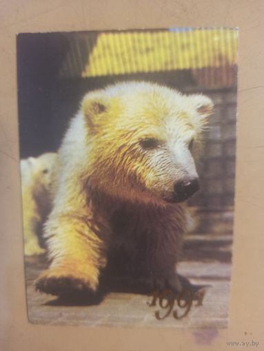 Календарь 1991 Медвежонок