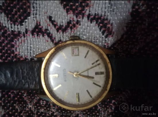 Часы Восток позолоченые