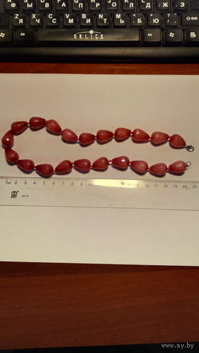 Бусы (45 см) из кварца.