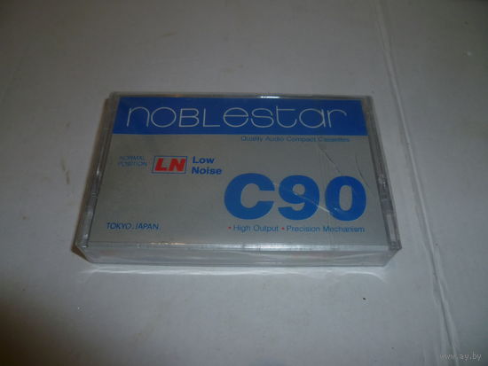 Аудиокассета новая NOBLESTAR C90.