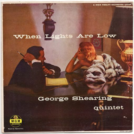 LP The George Shearing Quintet 'When Lights Are Low'