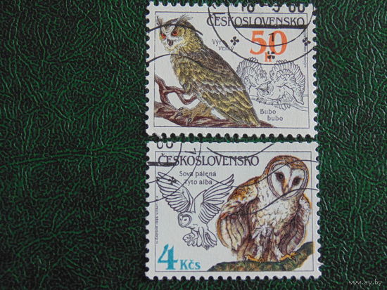 Чехословакия 1986г.  Птицы.