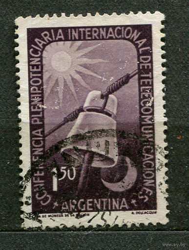 Телекоммуникации. Изолятор. Аргентина. 1954