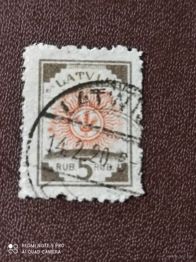 ЛАТВИЯ 1920   марка ГАШ