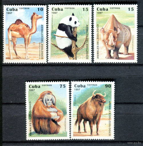 Куба - 1997г. - Животные зоологического сада - 5 марок - полная серия, MNH [Mi 3996-4000]. #O-Se-Z-1-3