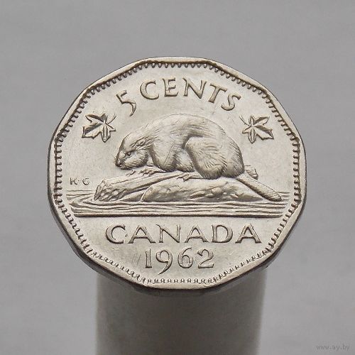 Канада 5 центов 1962