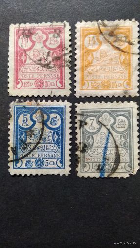 Иран Персия\758фе\ 1891 герб лев