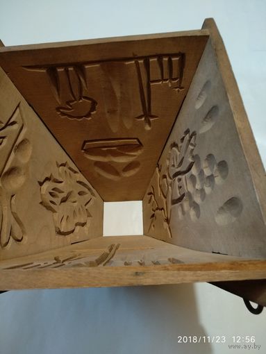 Старинная деревянная раскладная ПАСХАЛЬНАЯ форма.Начало 20-го века.