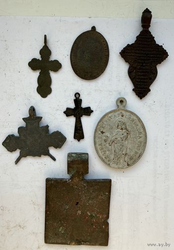 Ладанки и кресты сборный лот