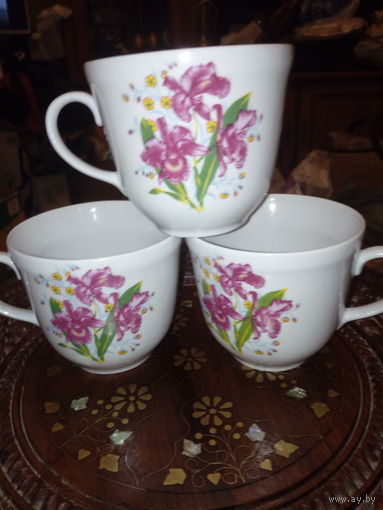 Кружки чайные 200гр. минский фарфор