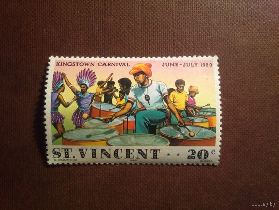 Сент-Винсент 1980 г.Карнавал в Кингстауне 1980 года./06а/