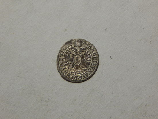 Австрия 1 крейцер 1698г
