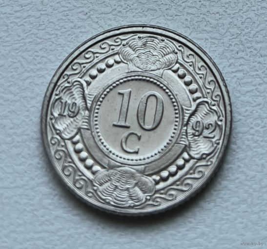 Нидерландские Антильские острова 10 центов, 1992  4-4-31