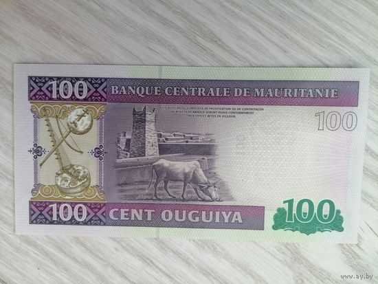 Мавритания 100 UNC c рубля