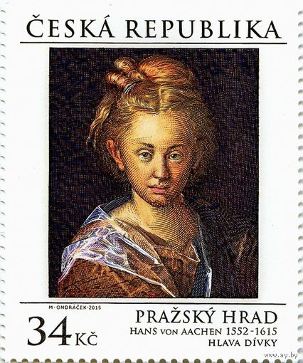 Живопись. Ханс фон Аахен. Голова женщины Чехия 2015 **