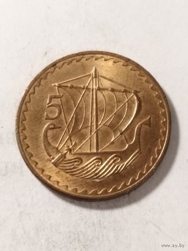 Кипр 5 милс 1960