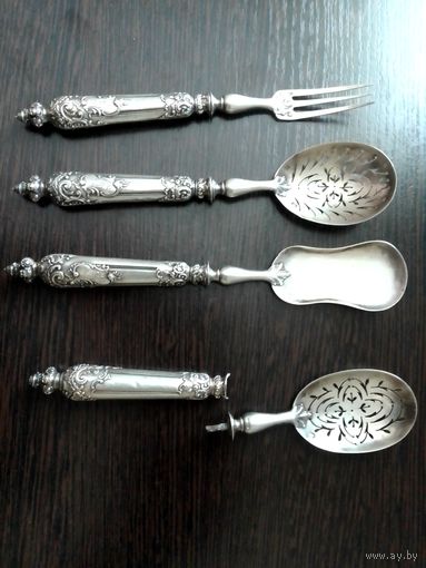 Столовые приборы серебро 950 проба