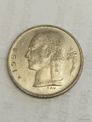 Бельгия 1 франк 1958