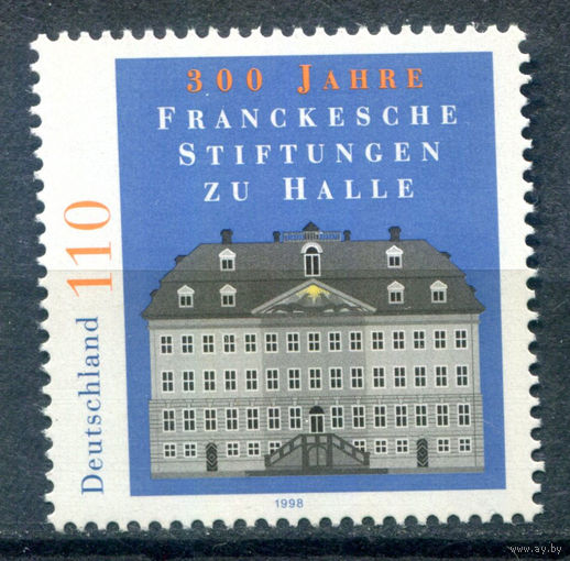 Германия - 1998г. - 300 лет фондам Франконии. Архитектура - полная серия, MNH [Mi 2011] - 1 марка