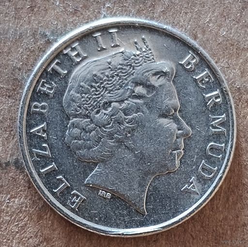 Бермуды 10 центов 2008 г.,  КМ# 109