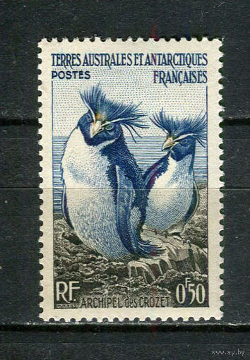 Французские Южные и Антарктические территории (TAAF) - 1956 - Пингвины 50С - [Mi.2] - 1 марка. MNH.  (Лот 6JR)-T3P19