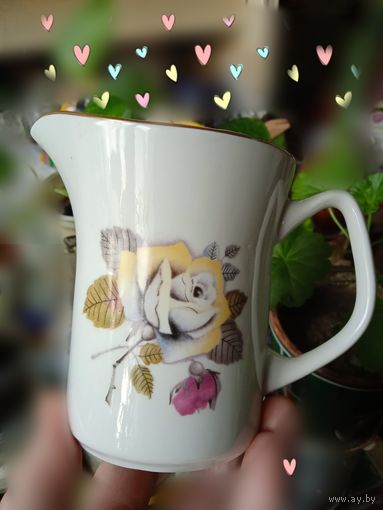 Сливочник Винтаж Wloslawek Porcelana