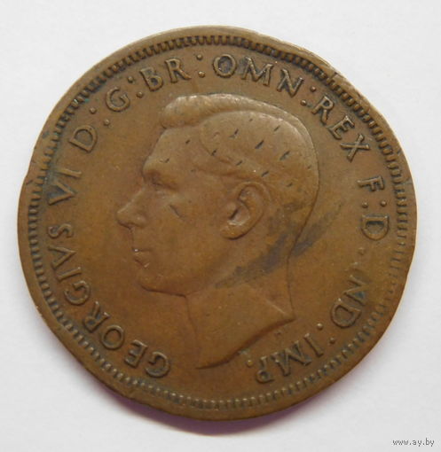 Великобритания 1/2 пенни 1938 г