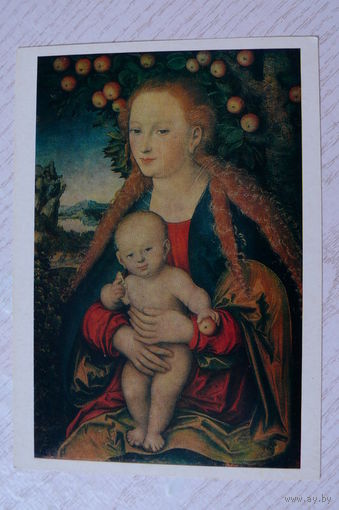 Лукас Кранах Ст., Мадонна с младенцем под яблоней; 1983.