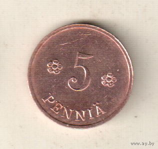 Финляндия 5 пенни 1938
