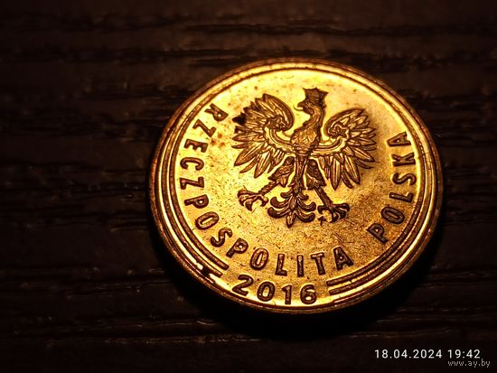 Польша 1 грош 2016