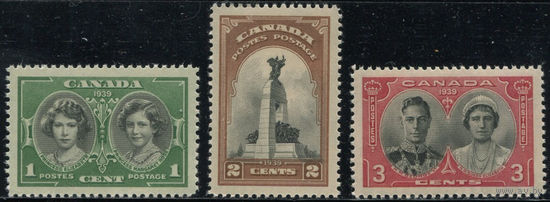 1939 Канада ** Королевский визит, серия 3 марки