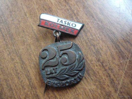 TASKO. KOLMEX. 25 lat EKSPORTU.  т.м