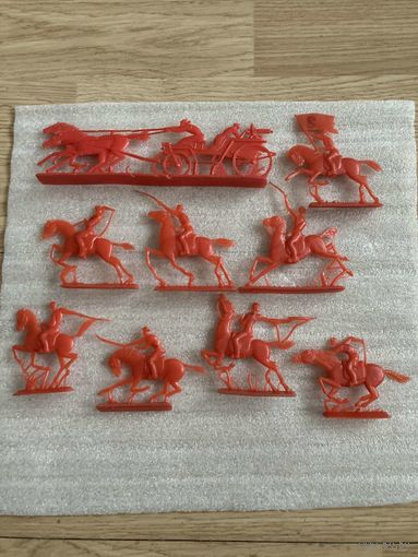 Набор солдатиков "Красная конница", СССР, начало 80-х гг.