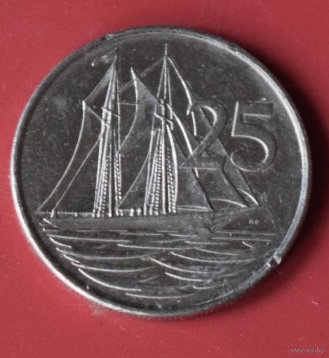 Каймановы острова 25 центов 1999