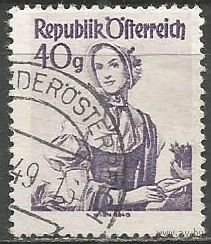 Австрия. Национальные костюмы. Вена. 1948г. Mi#901.