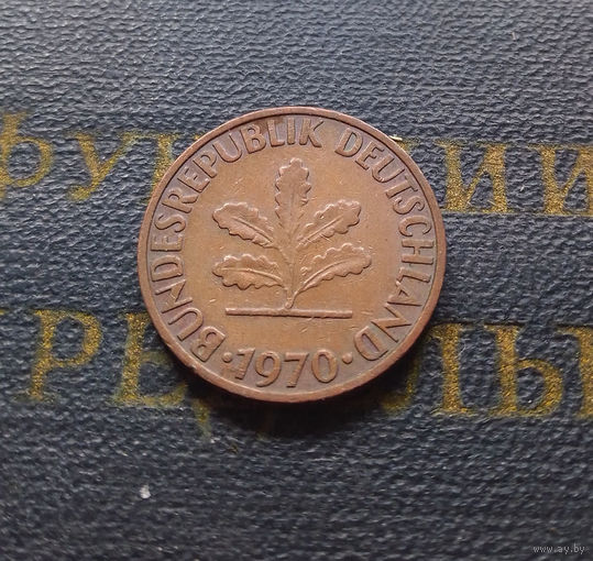 2 пфеннига 1970 (F) Германия ФРГ #06
