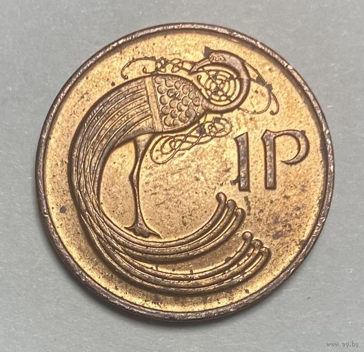 Монета 1 пенни 1980 год. Ирландия.