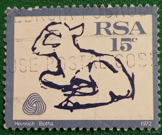 ЮАР 1972. Овцеводство и шерстяная промышленность