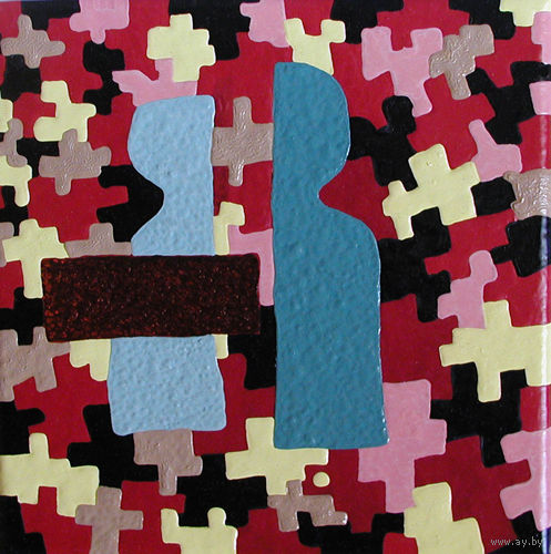 Картина (холст, масло) 20 x 20 см