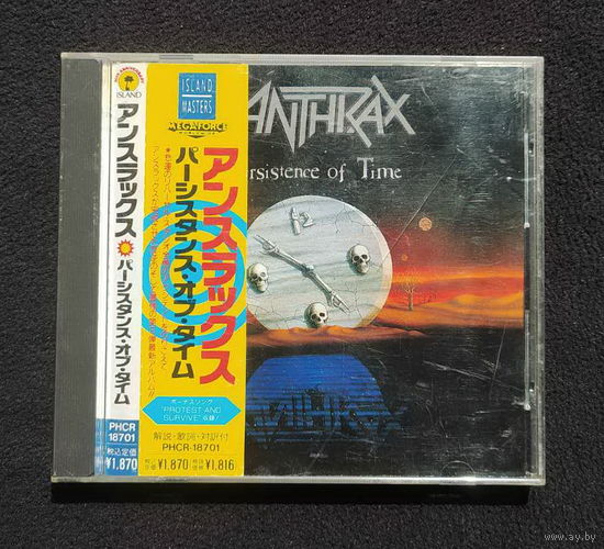 CD,(Japan) Anthrax – Persistence Of Time