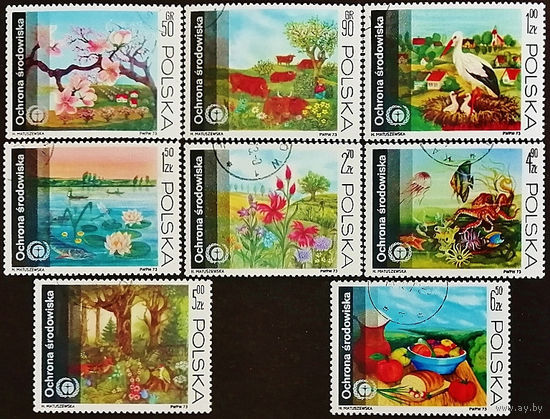 Живопись. Флора и фауна. Охрана природы. Польша. 1973