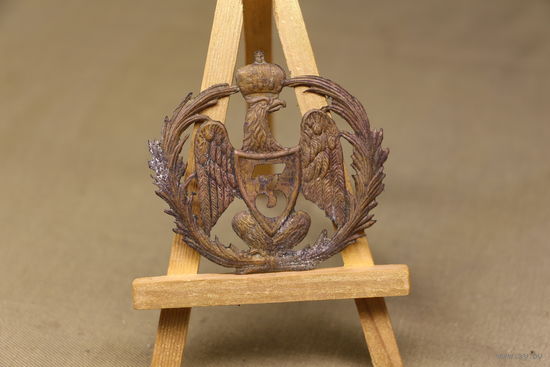 Киверная бляха армии НАПОЛЕОНА, линейный полк. ВОЙНА 1812 год. Распродажа коллекции вещей. С РУБЛЯ! АУКЦИОН!