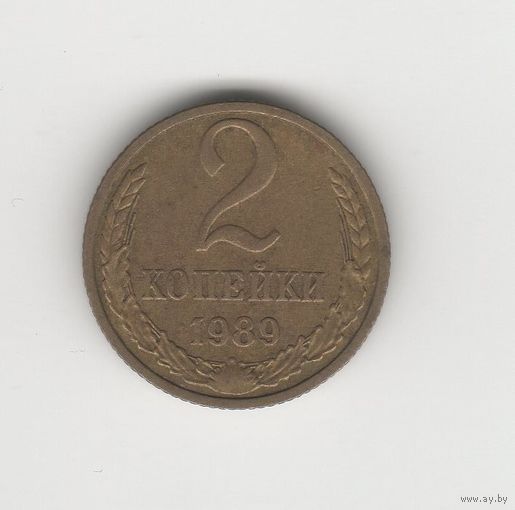 2 копейки СССР 1989 Лот 8643