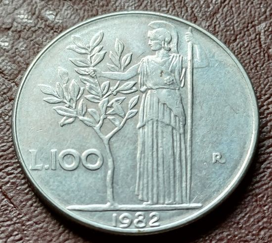 Италия 100 лир, 1982     ( 1-9-6 )