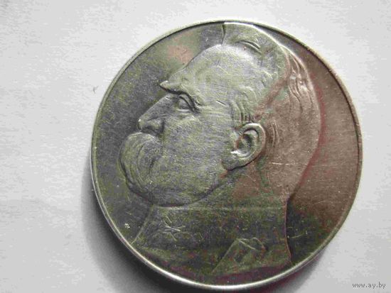 10 злотых 1936 г Пилсудский