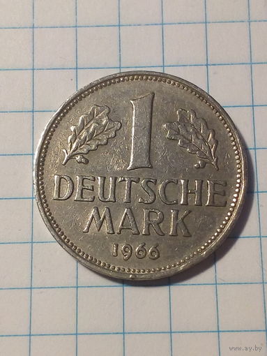 1 марка Германия 1966 D