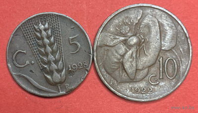 Италия, 2 монеты