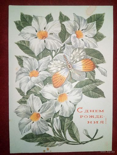 Косоруков 1969 С днём рождения ! подписана #1 ПК